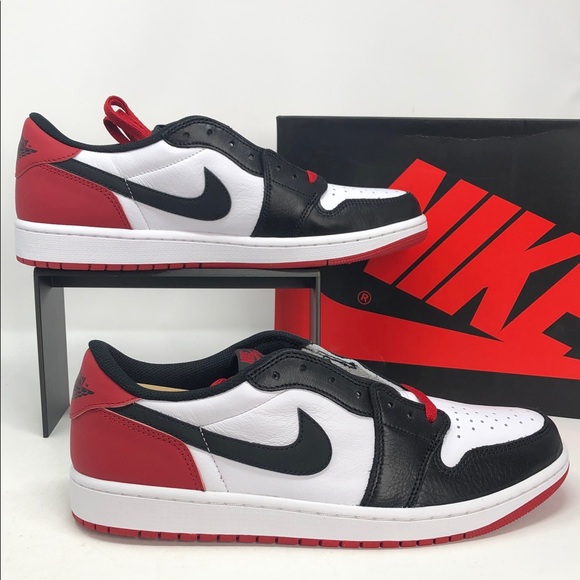 Air Jordan 1 Retro Low OG CZ0790-106 Black Toe Low Top Shoes - Size 12 - Picture 1 of 15